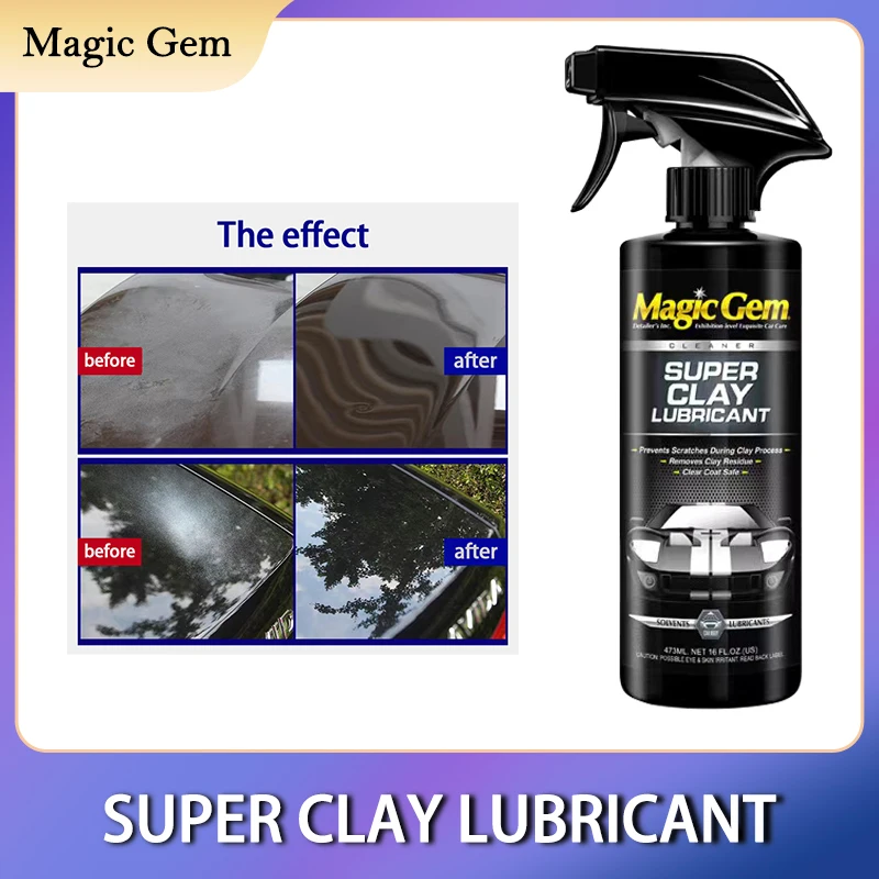 

473ml Car Cleaning Spray Clay Lubricant Coating Paint Protection Auto Wash Maintenance Glass Removes Plastic Polish Car Care