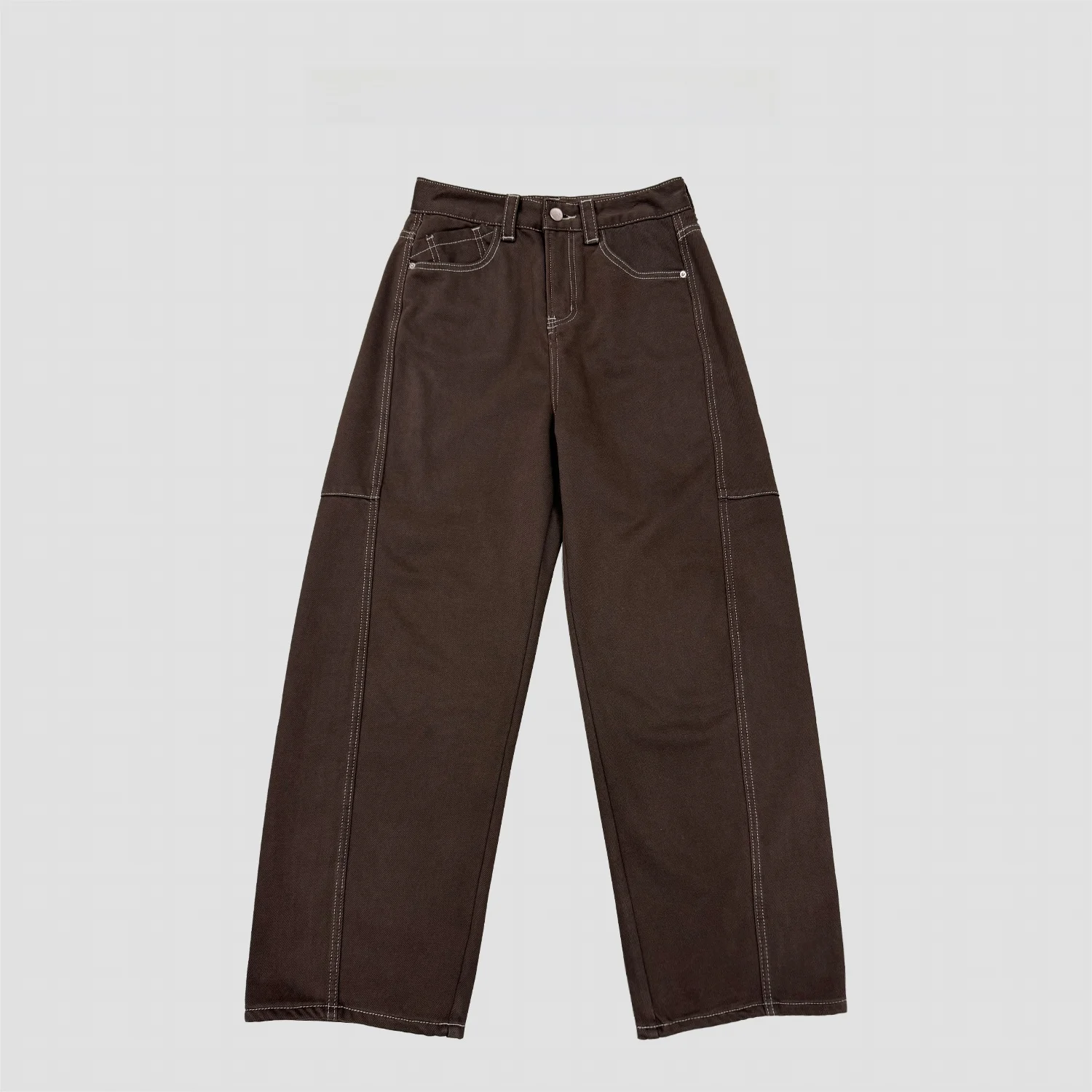 

Экологичные джинсы-бананы Ele с флисовой подкладкой, высокая талия, хлопок, теплые, однотонные, свободный крой, женские, осень-зима