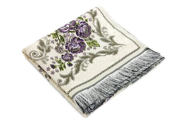 Lux Gülce Chenille Prayer Rug Purple Muslim Islam Sheet Prayer Mat Holy Quraan Islamic Mats