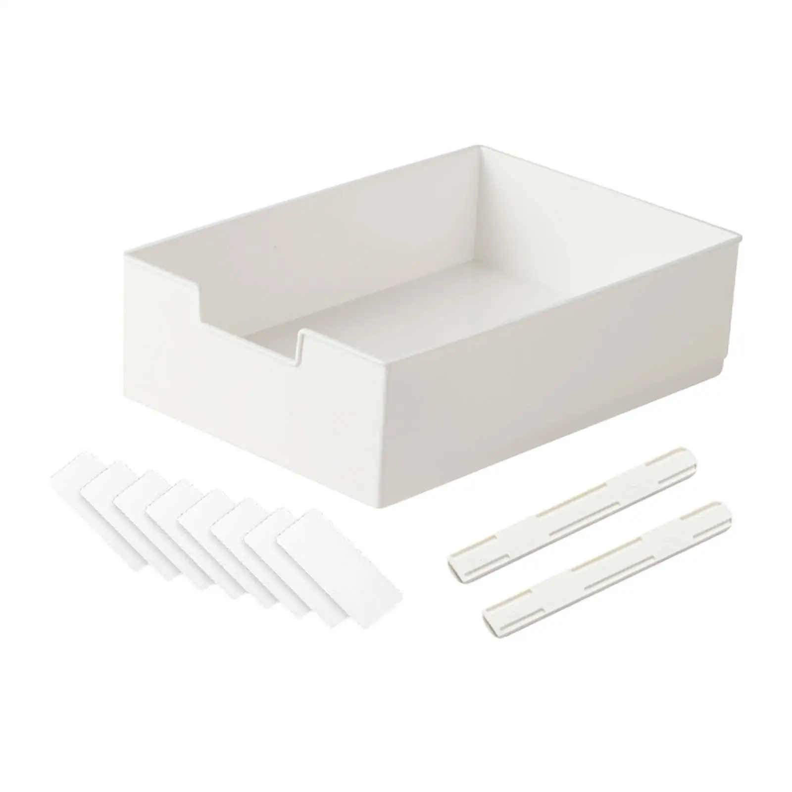 Multifunctional Slide Out Drawer Organizer Cabinet Stackable Plastic Storage Bins for Kitchen Living Room Office