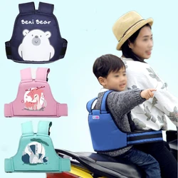 Child Electric Motorcycle Safety Harness Adjustable Battery Car Seats Fall Protection Baby Strap Belt Covers