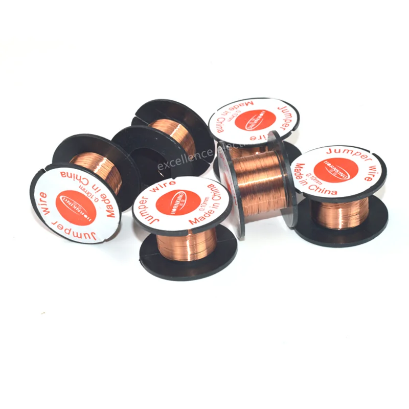 5pcs/sets 0.1mm Enameled Wire Copper Winding Wire Enamelled Repair Wire Durable Wholesale