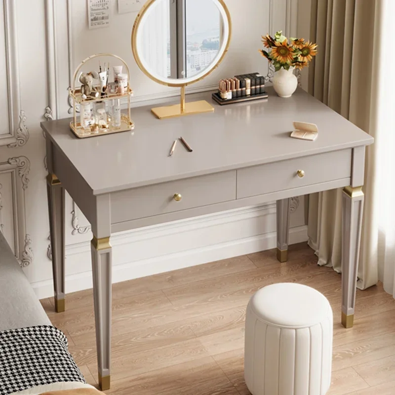 Salon Nordic Modern Dressing Table Luxury Queen Bedroom Vanity Table Room Women Elegant Salon Schminktisch Trendy Furniture