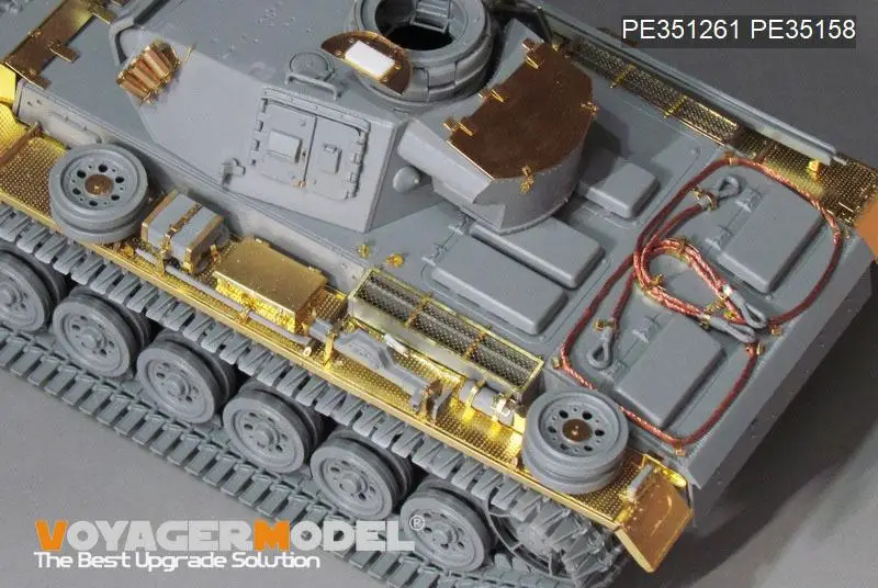 VOYAGER PE351261 1/35 Pz.KPfw.III Ausf.N Early Version Upgrade Set Basic FOR DRAGON 6606