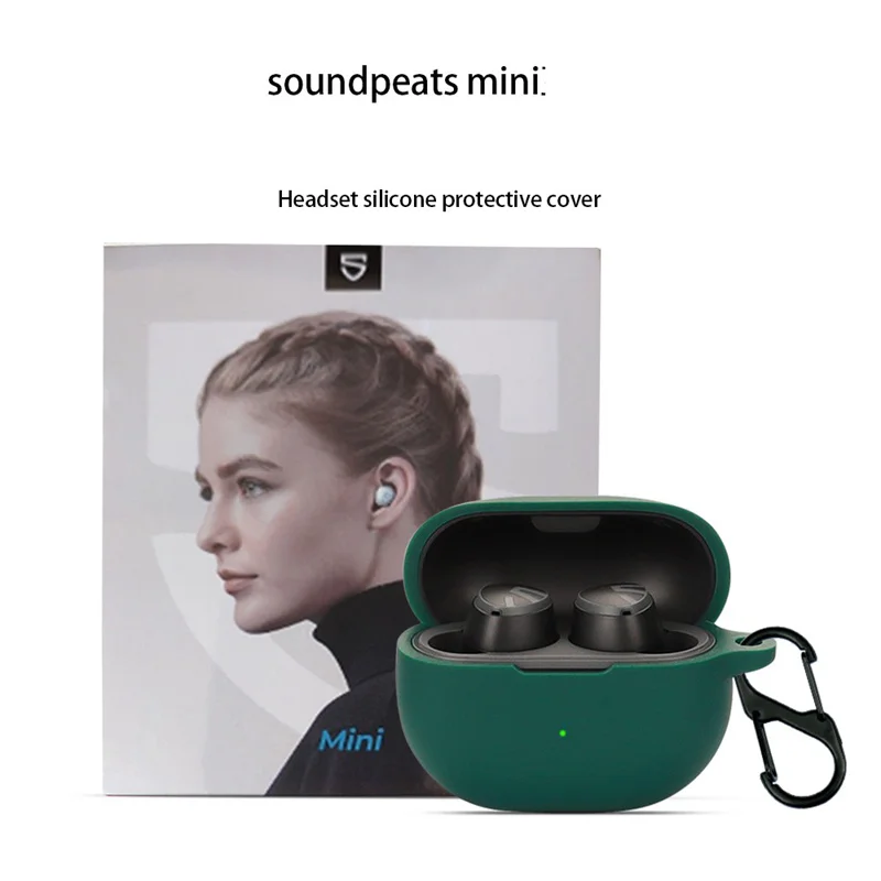 

For Soundpeats mini Case Silicone Protective Sleeve Cover For Soundpeats mini Bluetooth Wireless Earphones Protector Accessory