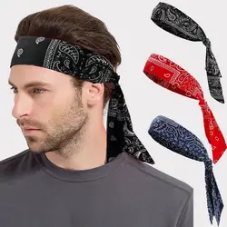 Multicolor Elastic Sport Sweatband For Tennis Gym Fitness Yoga Hair Bands Athletic Headwear Headband Men Women Headscarf Bandage