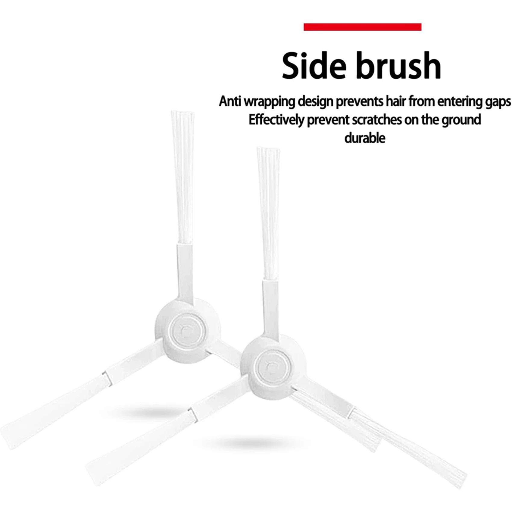 -FTGT 3 Set For Xiaomi Robot Vacuum Cleaner S20/D106 Parts Main Side Brush HEPA Filter Mop Cloth Replacement Parts Kit
