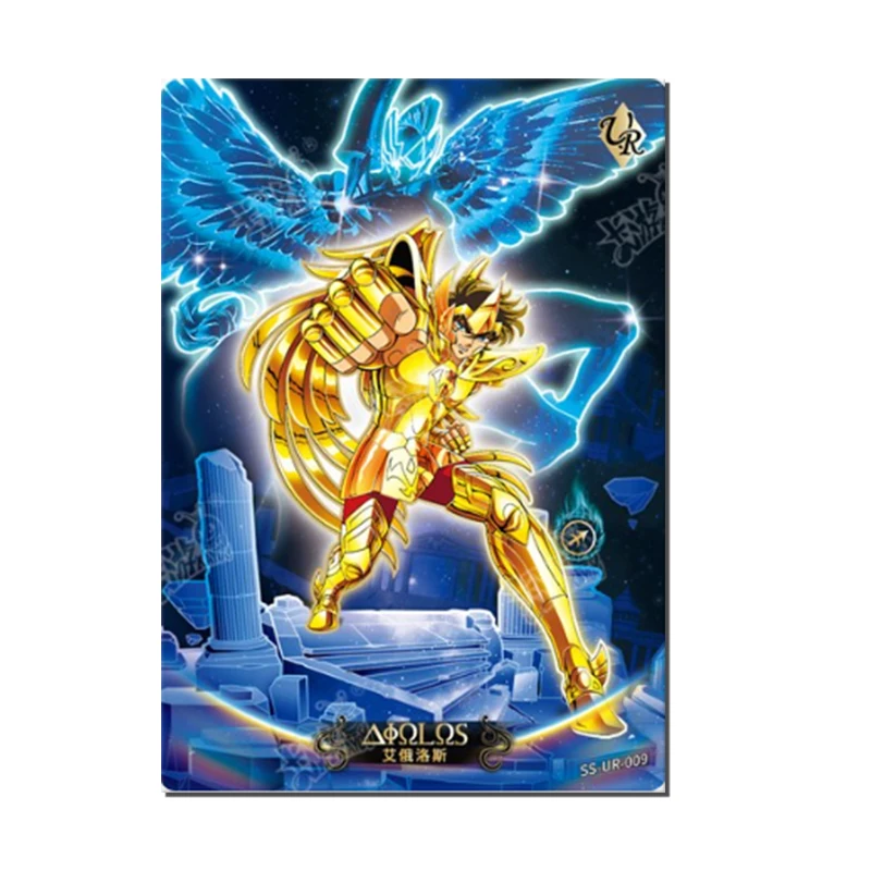 Anime Saint Seiya The Holy Vestment Awakens UR card SAGA Aphrodite Seiya Aiolia Rare game collection Birthday Christmas gifts