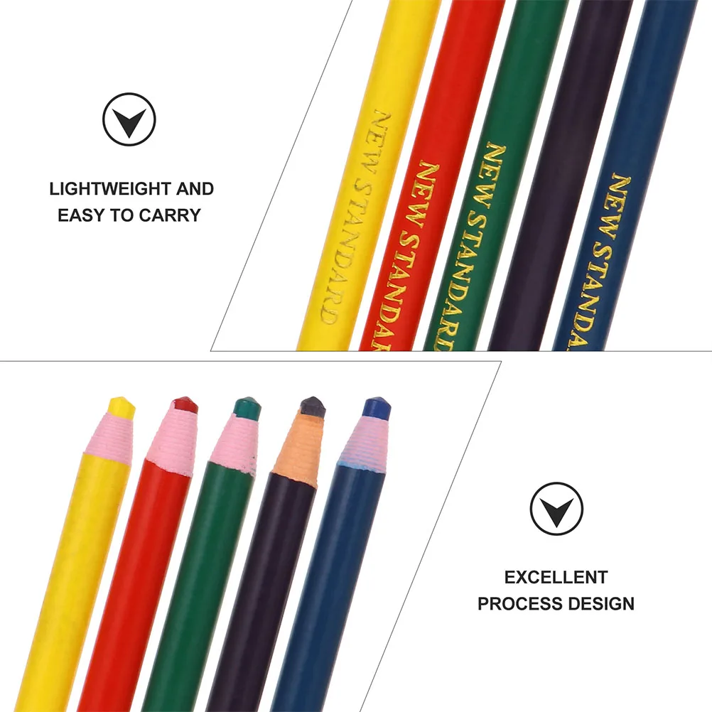 

20pcs Peel-Off Wax Pencils No Cutting Crayons Creative Markers For Fabric Glass Ceramic Wood Clothing Shoe Making Metal