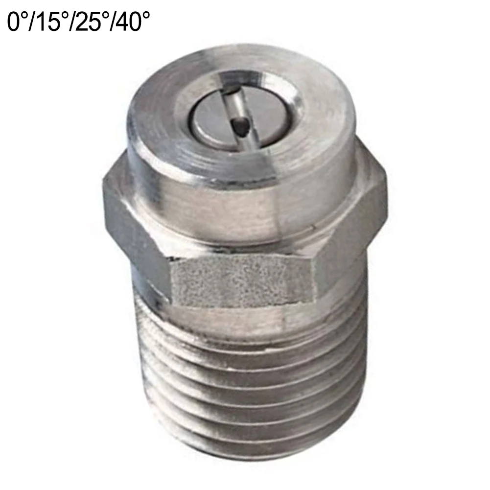 1pc Pressure Washer Cleaning Nozzle 0 15 25 40 Degree Water Jet Angle Speed 1/4 Thread For Pressure Washer Jet Wash Spray Nozzle