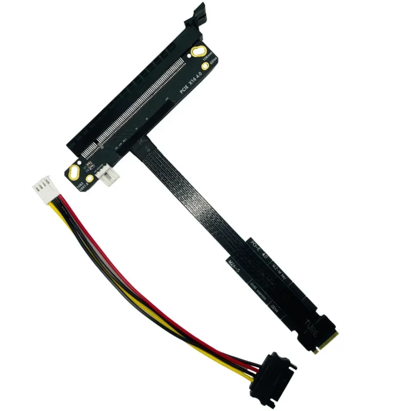 64Gbps 高速 PCIe 4.0 X4 90 角度 PCI-E 16X から M2 M.2 M キーキー M