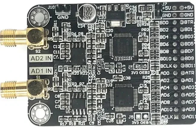 

Dual Channel Kecepatan Tinggi Iklan Modul AD9226 Paralel, 12 Bit AD 65M Akuisisi Data FPGA Papan