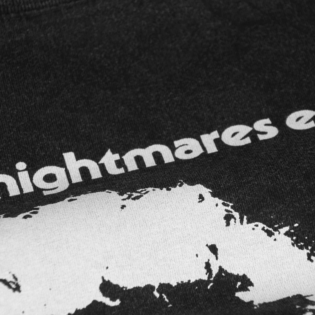 Eraserhead T-Shirt David Lynch 70s Horror Cult Movie Lost Highway Washed Long Sleeves Cotton Black Tee Shirt