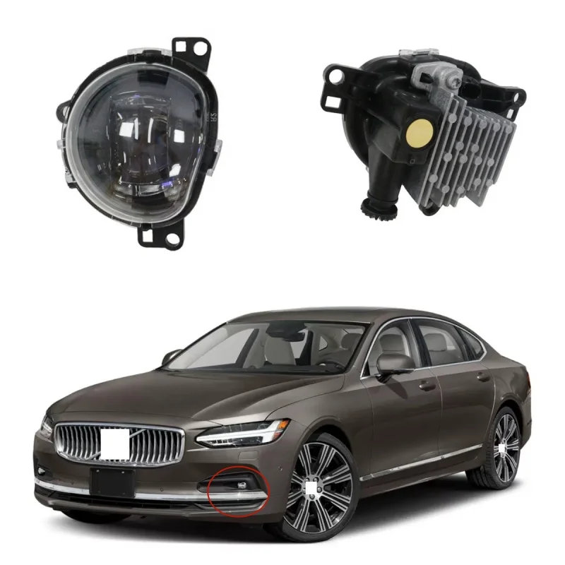 

For Volvo XC40 2021-2024 S90 2021-2024 LED Daytime Running Lamp Module 1Pair Front Bumper Fog Lights Assembly