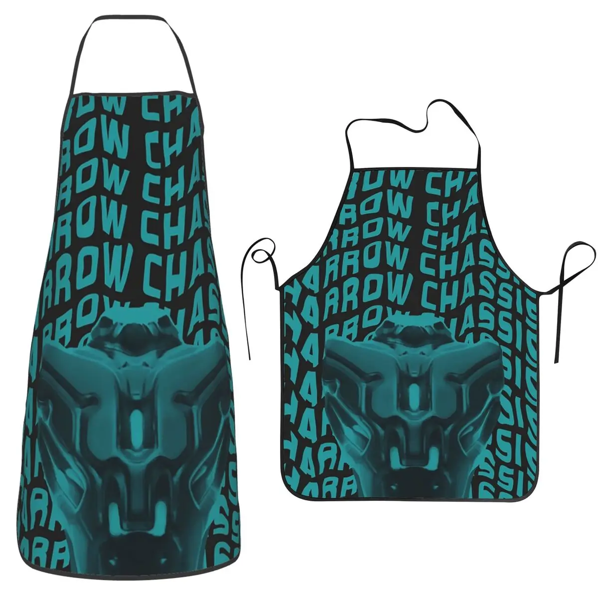 Harrow Chassis Blueprint Warframe Tennoc Aprons Chef Cooking Tablier Bib Kitchen Cleaning Pinafore for Women Men Painting