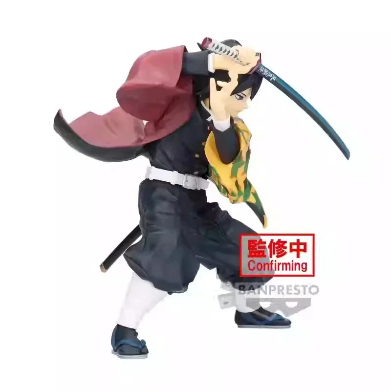 Figura de Anime Original Demon Slayer Tomioka Giyuu Kanroji Mitsuri MAXIMATIC Bandai Banpresto, estatua coleccionable, regalos de adorno