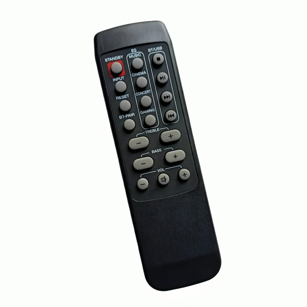 Controle remoto preto para criativo t100 B-STOCK compacto hi-fi 2.0 soundbar alto-falantes sistema estágio & 2.1 soundbar soundbar