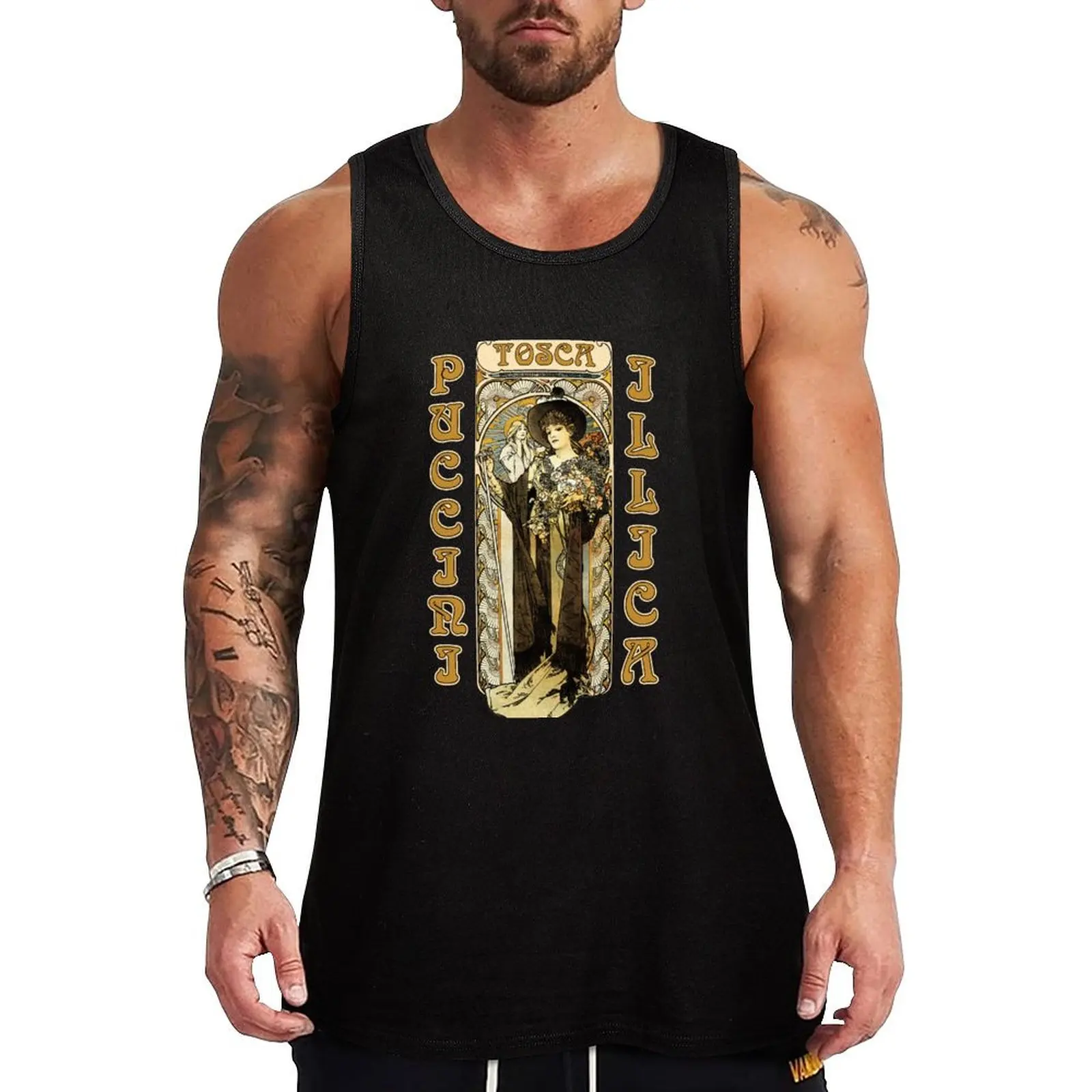 TOSCA - PUCCINI - ILLICA - OPERA Tank Top t-shirts for men gym clothes man summer clothes for men vest men