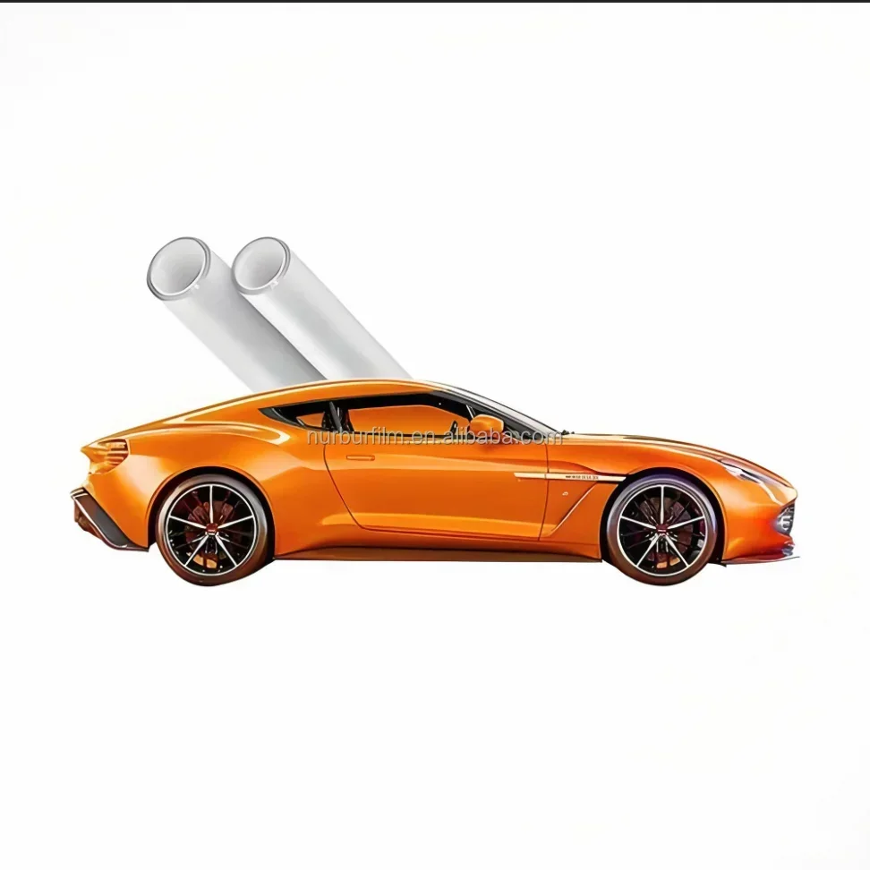 2025年ヌルブルヒルム格安フルボディPPF TPU塗装保護ステッカークリアブラ光沢車塗装保護フィルム