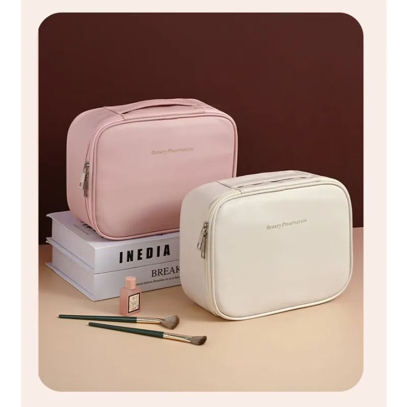 

Новинка 2025: Косметичка с разделителями, большая вместимость, высококачественная, многофункциональная, для хранения косметики и туалетных принадлежностей