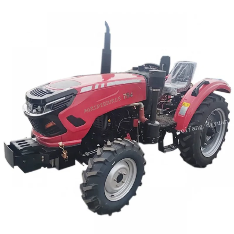 Tractor de uso doméstico para agricultura, tractor con cargador frontal nand, 4x4, mini tractor de jardín, gran oferta China