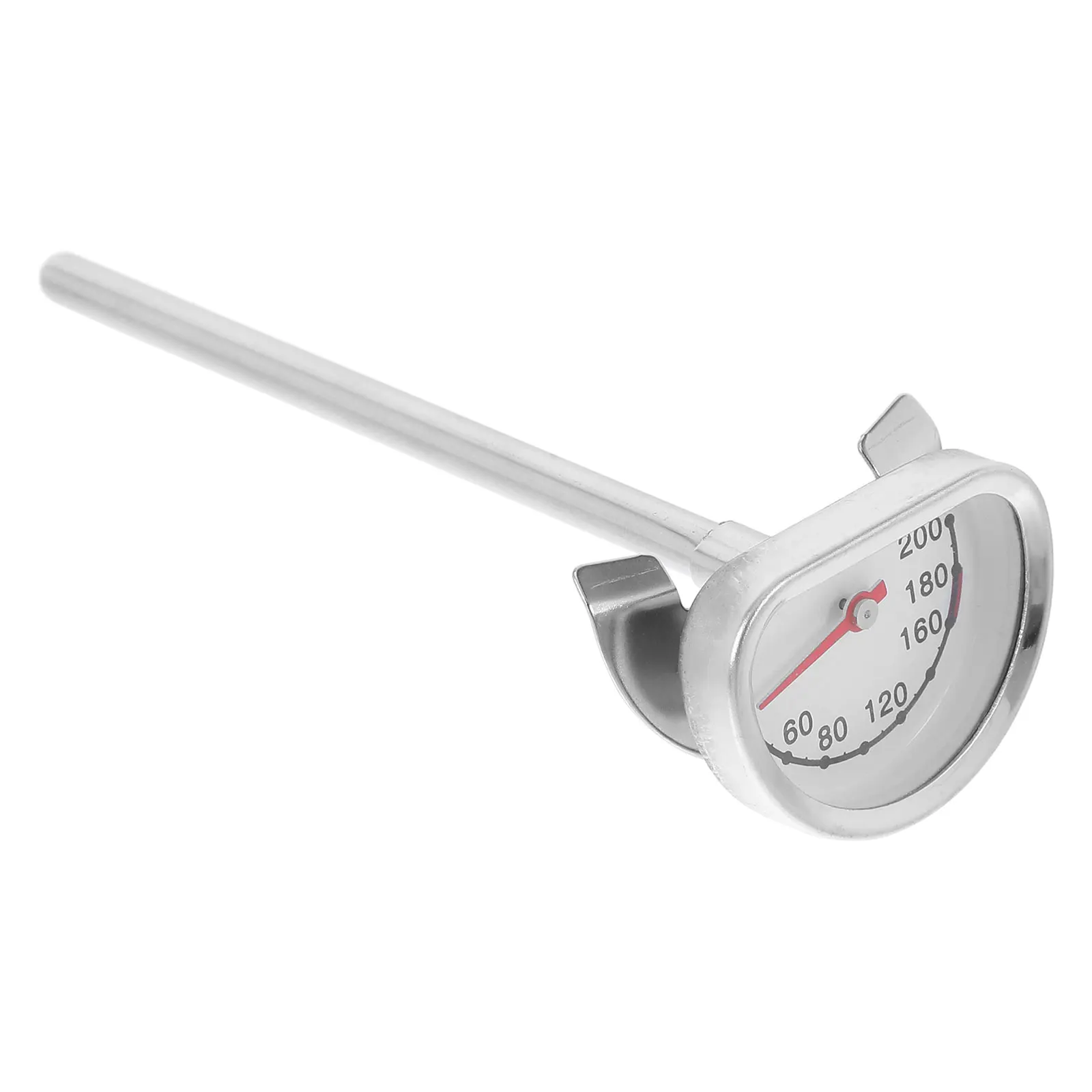 

Frying Thermometer Stainless Steel Oil Temperature Probe Meat BBQ Oven Cooking Food Liquid Thermometer Wide Range Stand