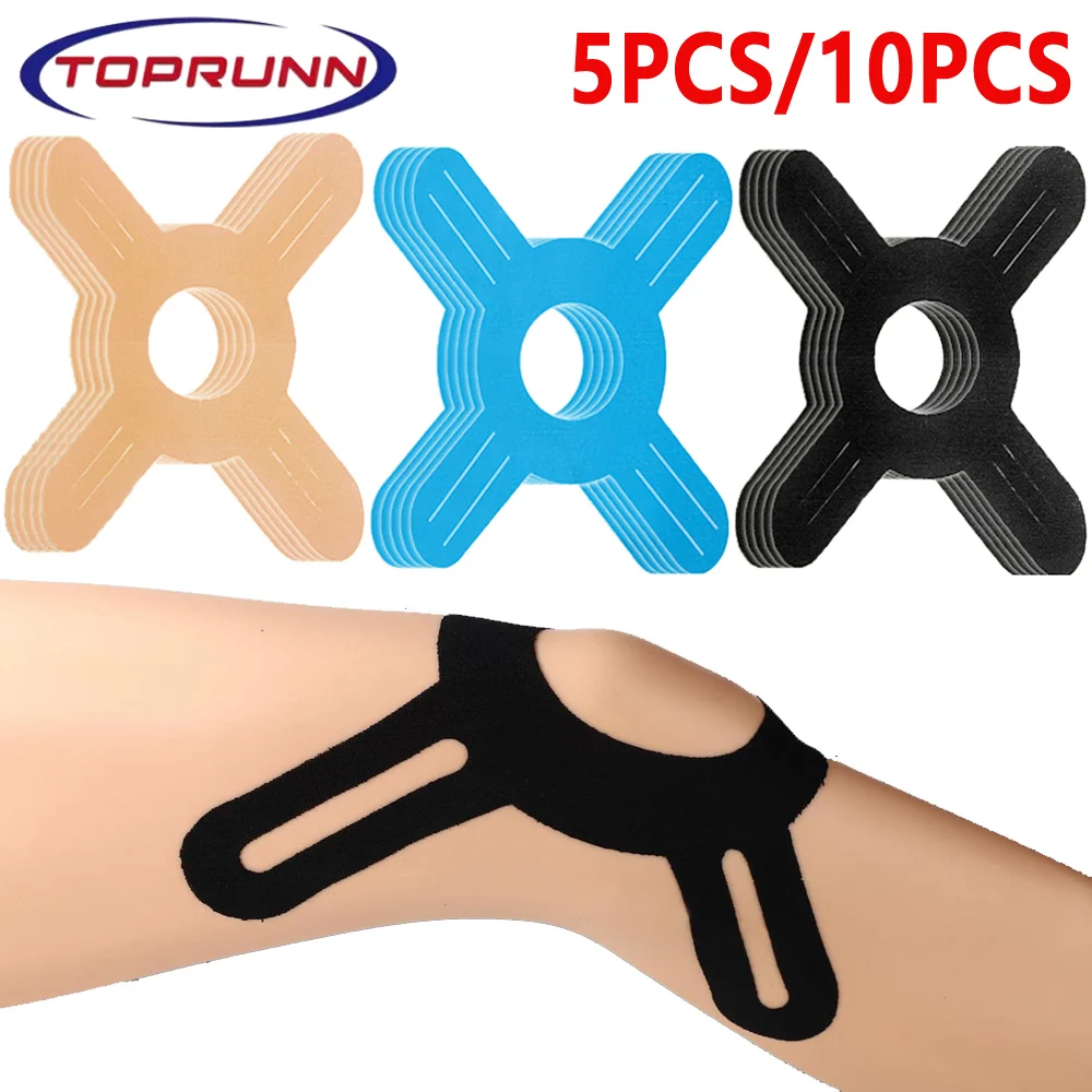 5/10pcs Tape for Knees, Breathable Precut Sports Athletic Strips Tape Knee Support Stickers for Lowering Injury