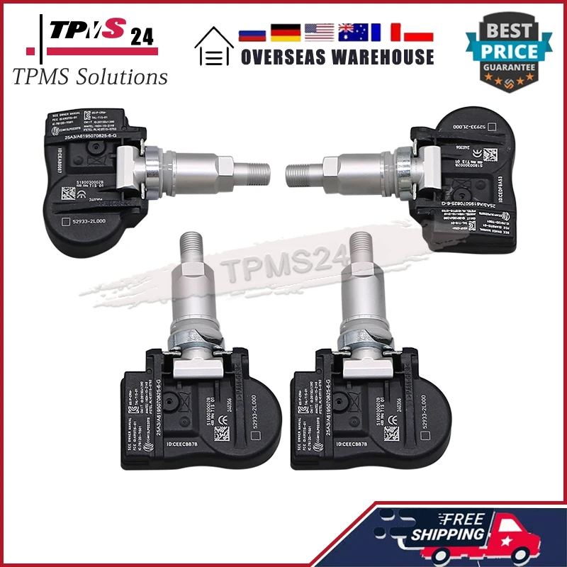 

TPMS Sensor 52933-2L000 For Hyundai I10 [PA] I30 [FD] Kia Ceed [ED] 433MHz TPMS Tire Pressure Monitor Sensor 52933-2L600