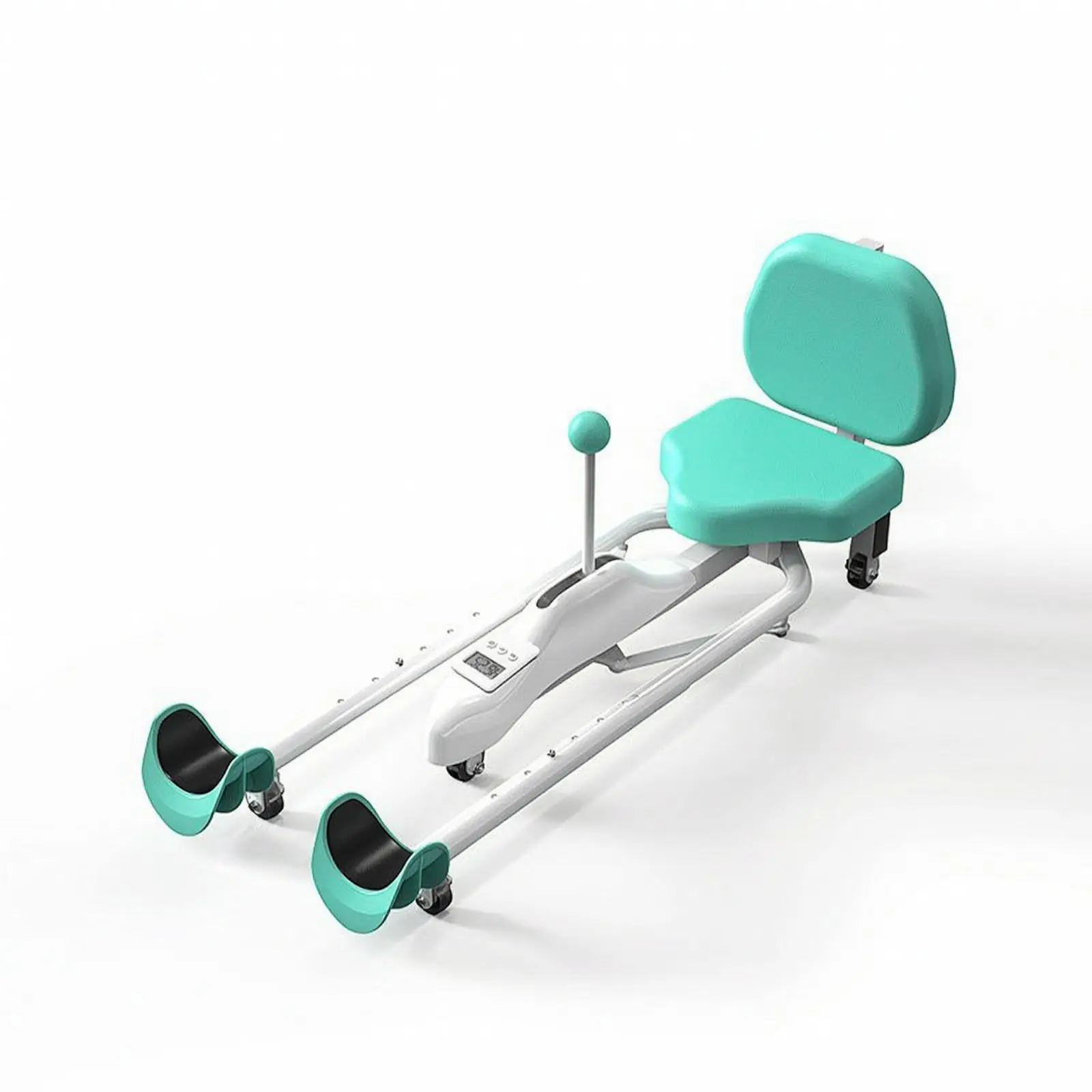Leg Stretching Machine with Wheels Adjustable Leg Split Machine Padded for Yogis