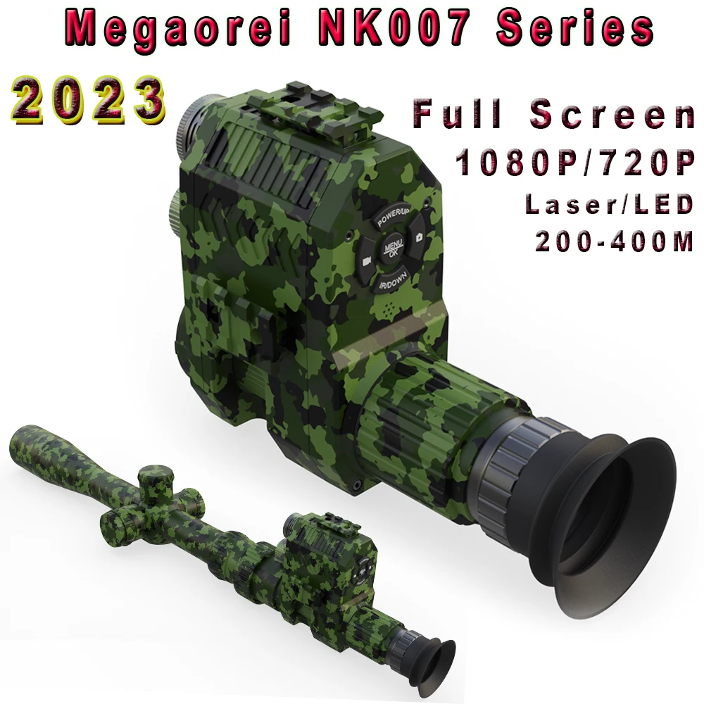 

NK007 Night Vision Monocular 1080P 200-400M Infrared Scope Camcorder with Rechargeable Battery Charger Multiple Language
