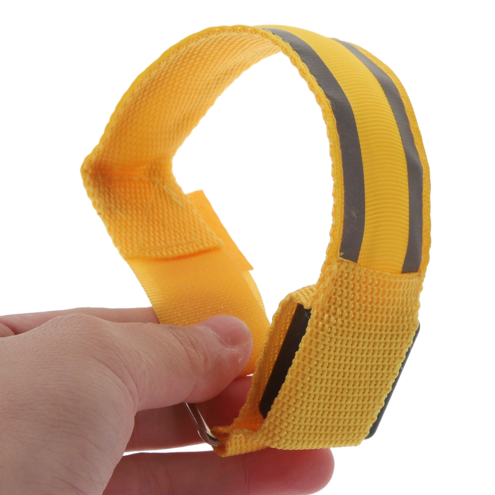 2pcs Led Armbands Fluorescent Signal Light For Night Running Luminous Hand Ring Flashing Sports Wristband Outdoor Safety Gear