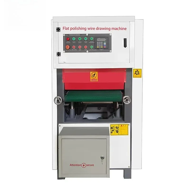 Desktop flat wire drawing machine metal sanding machine rust removal