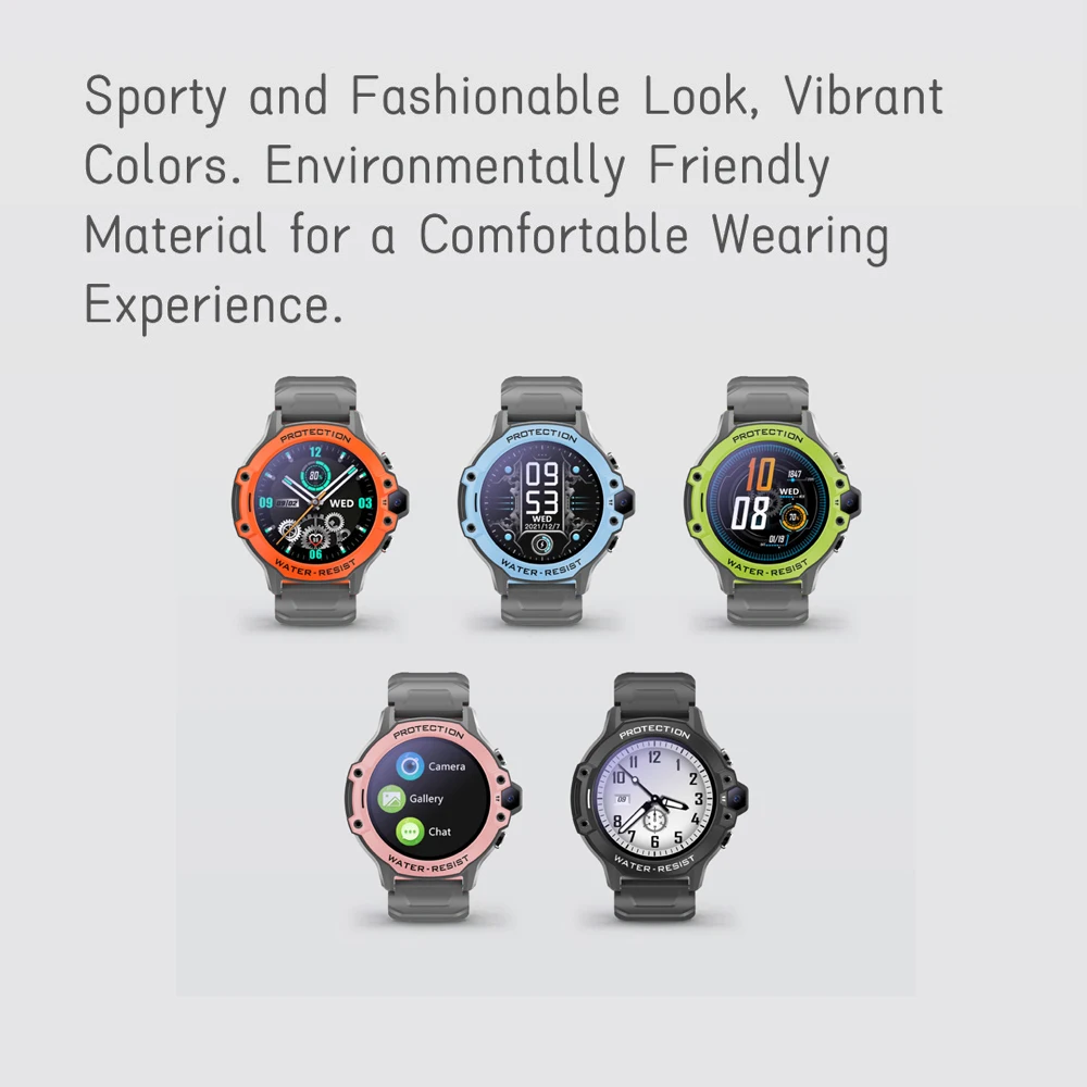 الأطفال Smartwatch أطفال 4G مكالمة فيديو الدردشة الساعات الذكية طالب 1.28 "مقاوم للماء واي فاي LBS الموقع 700Mah بطارية حاسبة