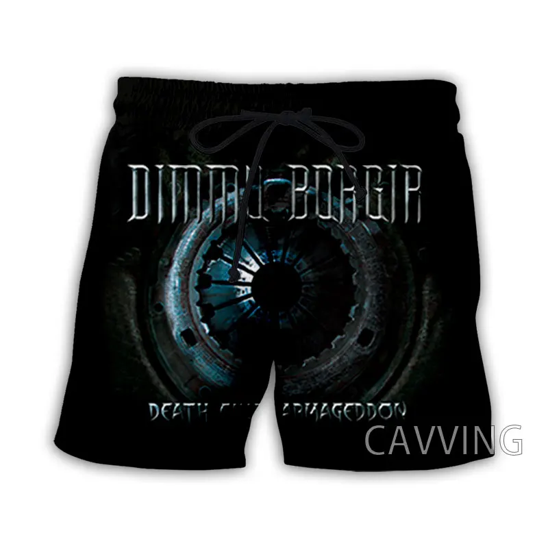 CAVVING 3D Printed  DIMMU BORGIR  Summer Beach Shorts Streetwear Quick Dry Casual Shorts Sweat Shorts for Women/men   G02