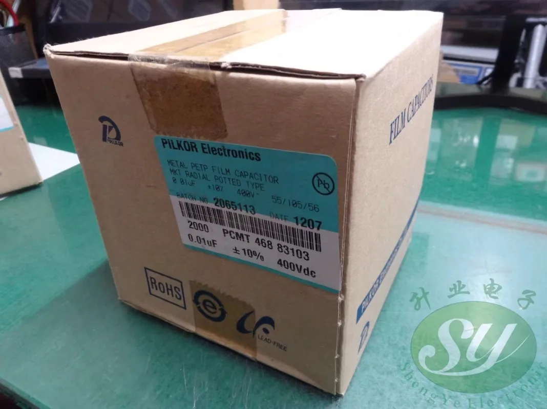 10pcs PILKOR MKT468 0.01uf/400v 10 nf103新品フィルムコンデンサ10MMです