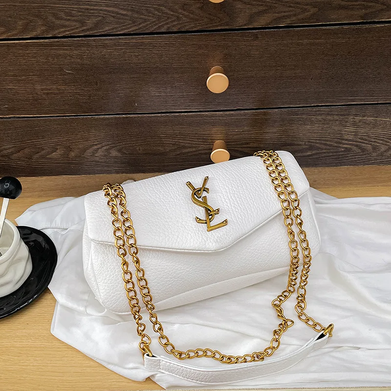 

Женская сумка премиум-класса, новая ретро-сумка подмышки, модная универсальная сумка с диагональю и цепочкой для женщин