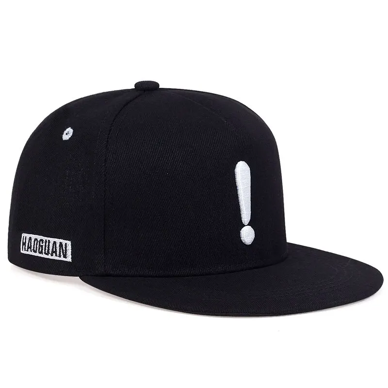 2024 Fashion Fastball Cap Hip Hop Hats Baseball Cap For Men Exclamation Point Embroidery Summer New Street Trend Snapback Caps