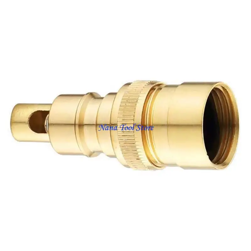 31GJ Leakproof Washing Machine Adapters G1/2 Brass Construction Auto Shuts Off Valves