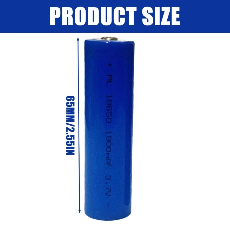 Đáng tin cậy 18650 pin sạc 1800mAh để sử dụng mở rộng trong các thiết bị khác nhau M4YD