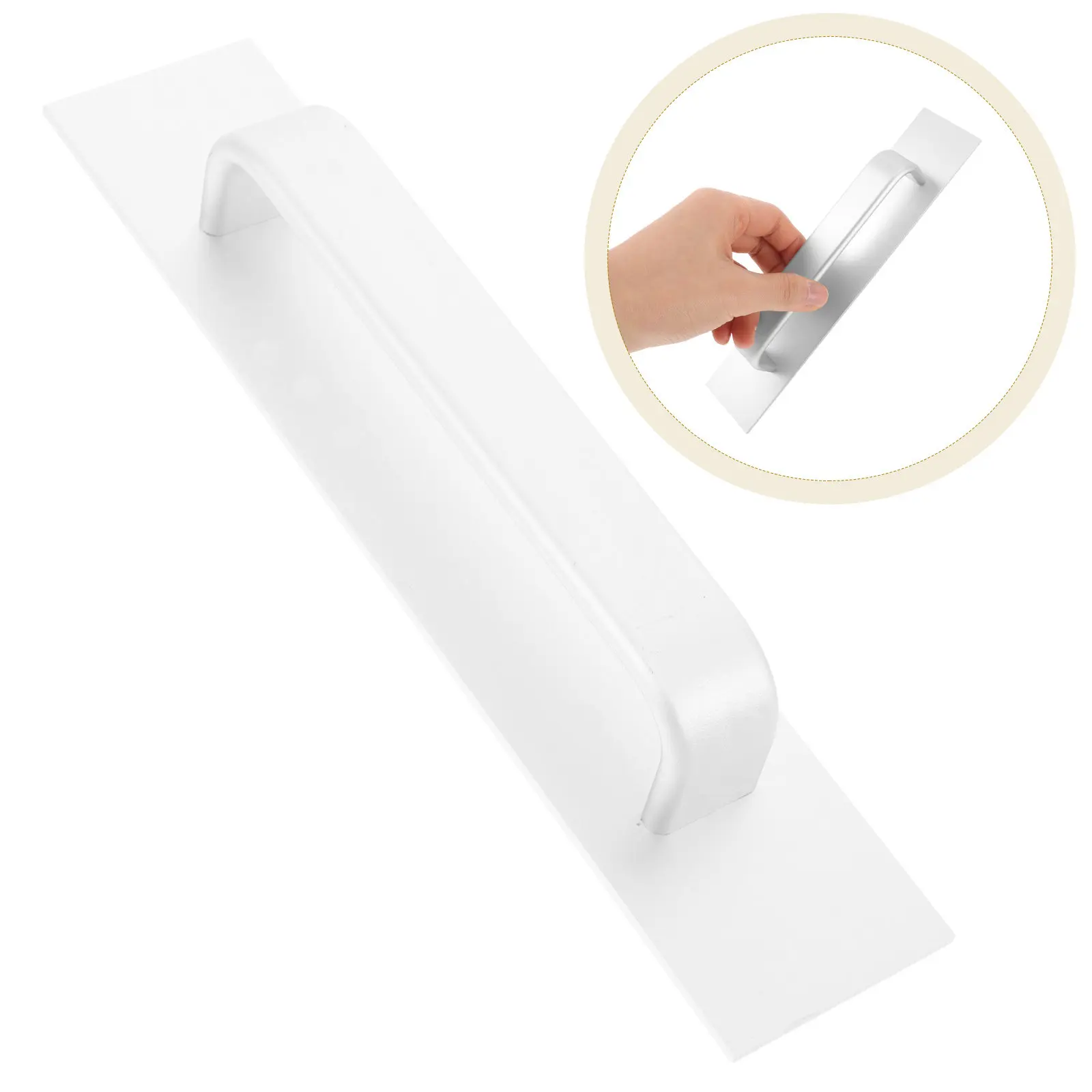 Aluminum Alloy Rv Door Handle Sliding Pull Plate Sturdy Indoor Outdoor Gate Handle Replacement for Trailer Barn Closet Porch