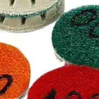 Wet Dry 1 Inch Polishing Pad For Granite Marble Concrete Stone Grinding Buffer Disc High Gloss Finish 50 To 800 Grit Set