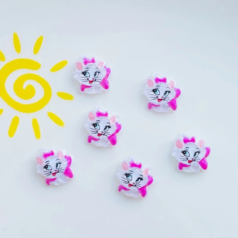 50 قطعة الراتنج المختلط الكرتون السحر الحيوان الثعلب شقة الظهر حلية صنع المجوهرات مانيكير Hairwear اكسسوارات A38 #4