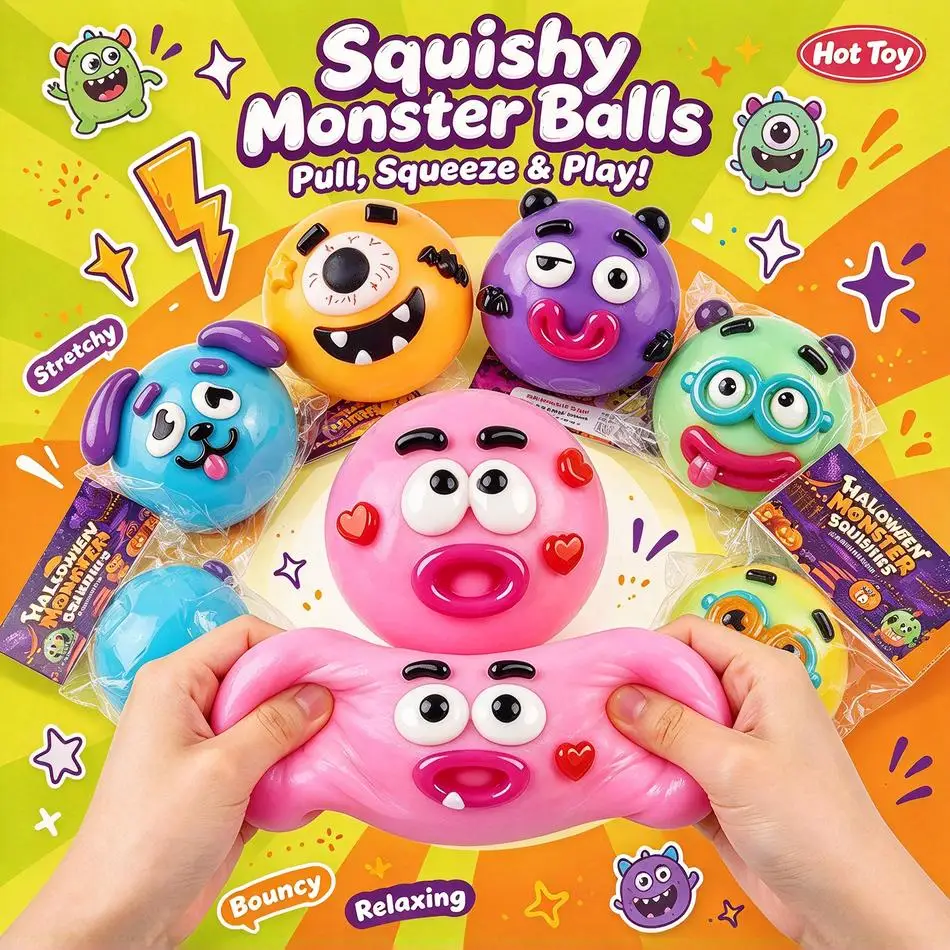 HOT 10 Expressions Fun Face Changing Dog Slow Rising Squishy To  Super Soft Touch Squeeze DIY Expression Halloween Novelty Gift
