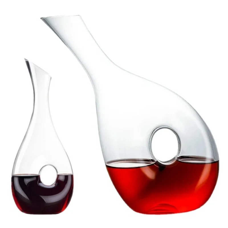 Artistic Elegant 1000-1200ml Handmade Separator Snail Shape Red Wine Whiskey Brandy Wine Bottle Bar Pourer Tool