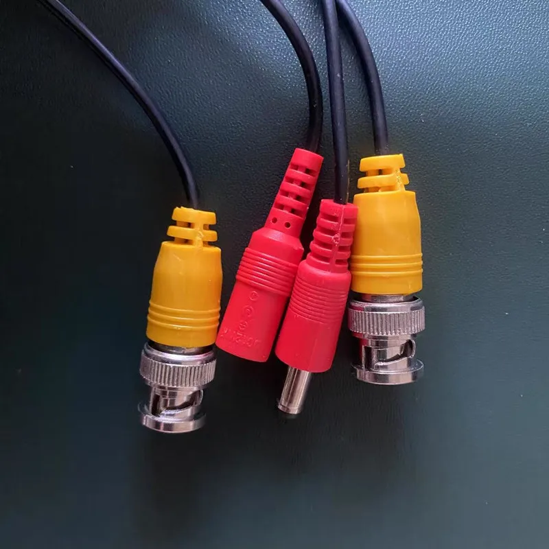 5-30m bnc + conector dc 2 em 1 bnc cctv cabo externo cabo de alimentação de vídeo coaxial para sistema dvr câmera de vigilância de segurança