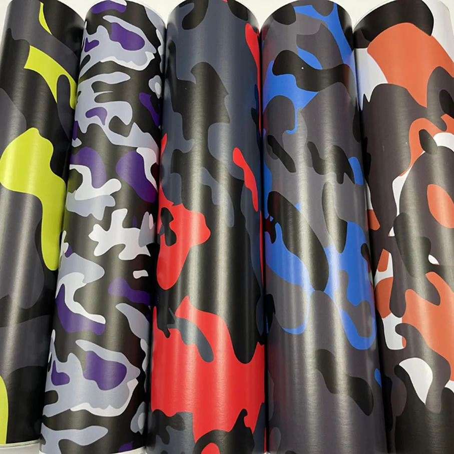 50cm*100cm/Roll Camo Vinyl Film Car Motorcycle Decal Phone Laptop DIY Car Styling Camouflage Sticker Film Sheet