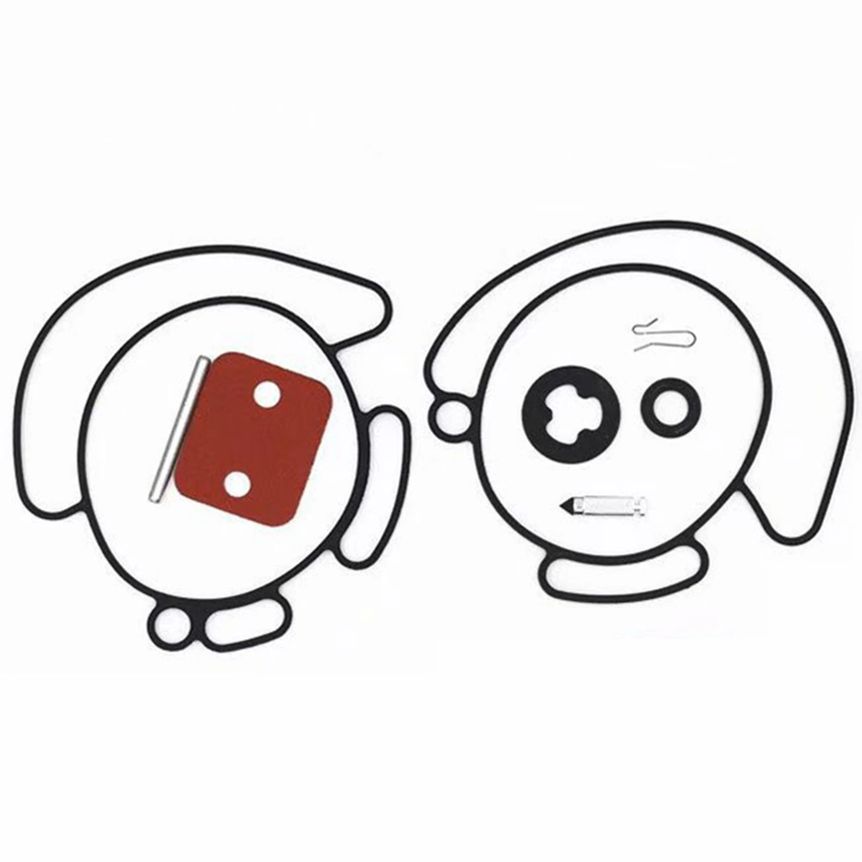 Zestaw naprawczy gaźnika do Johnson Evinrude V4 V6 90 115 125 150 175 KM 438996   18-7247 Części zamienne do motocykli