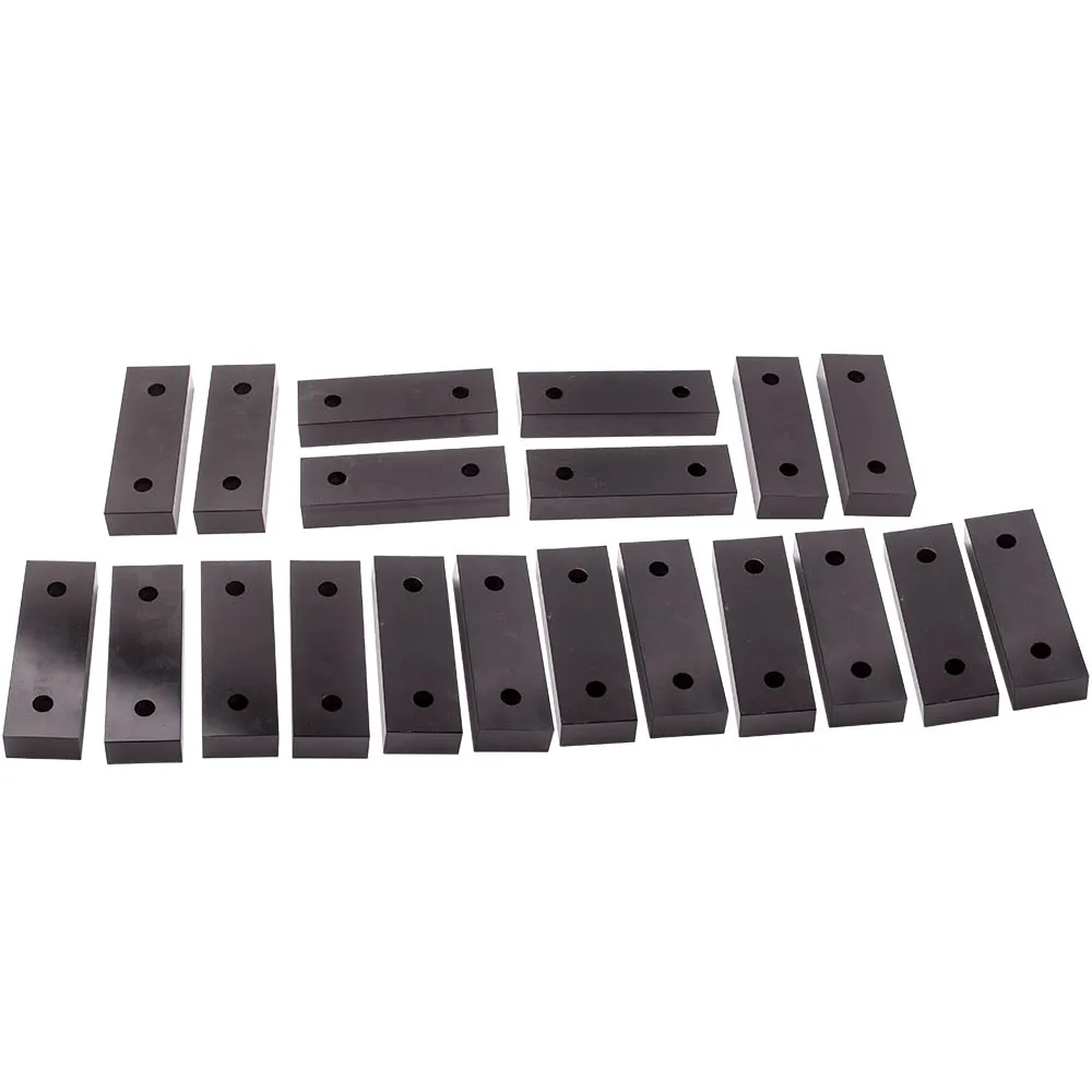 10 pack 6 x 2 x 1 Machinable Aluminum Vise Soft Jaws W/ Warranty