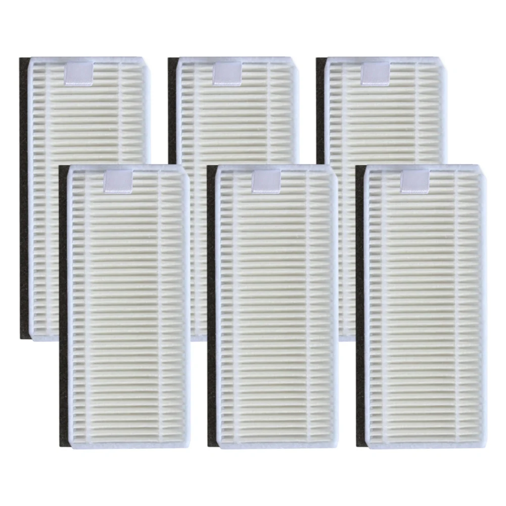 6 Pack For Washable Replacement Filter For Lefant M1 U180 T700 Vacuum Cleaner To Aid In Particulate Capture And System Care