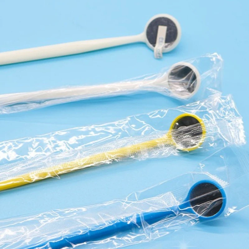 

20Pcs Dental Disposable Oral Mirrors Dental Color Plastic Oral Mirrors Dental Care Products Oral Cleaning Tools HD Mirrors